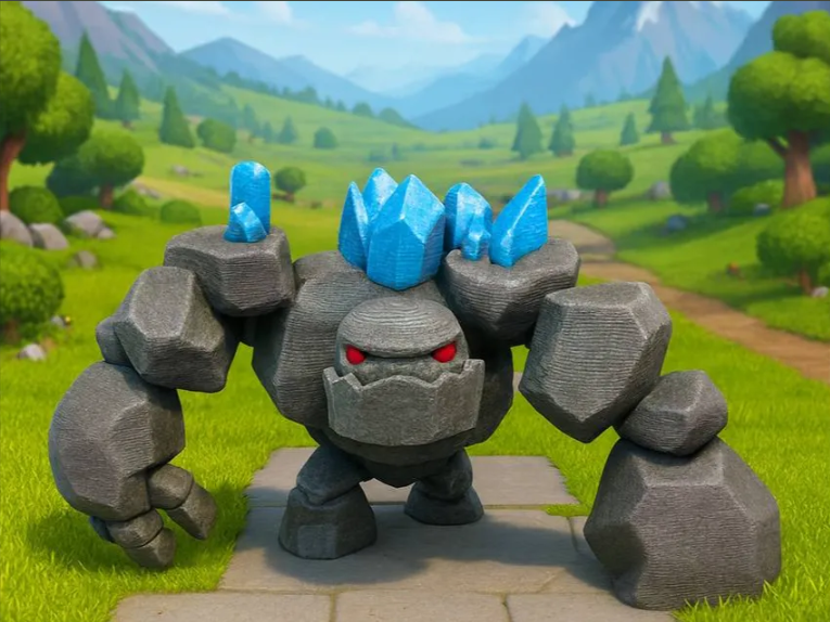 Sneaky Golem (Clash Royale Golem)