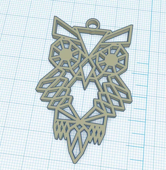 Geometric Owl - Chouette Géométrique