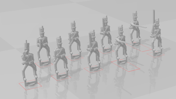 1-100 Portuguese 1812 Cavalry