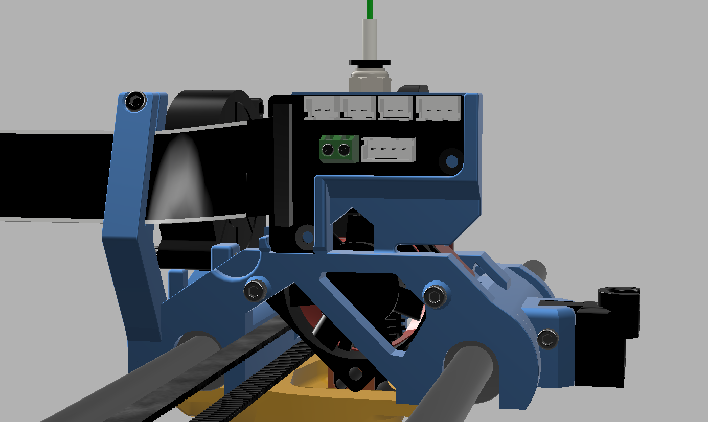Icarus - QIDI X-Max Carriage for Orbiter 1.5 & Dragon / Mosquito