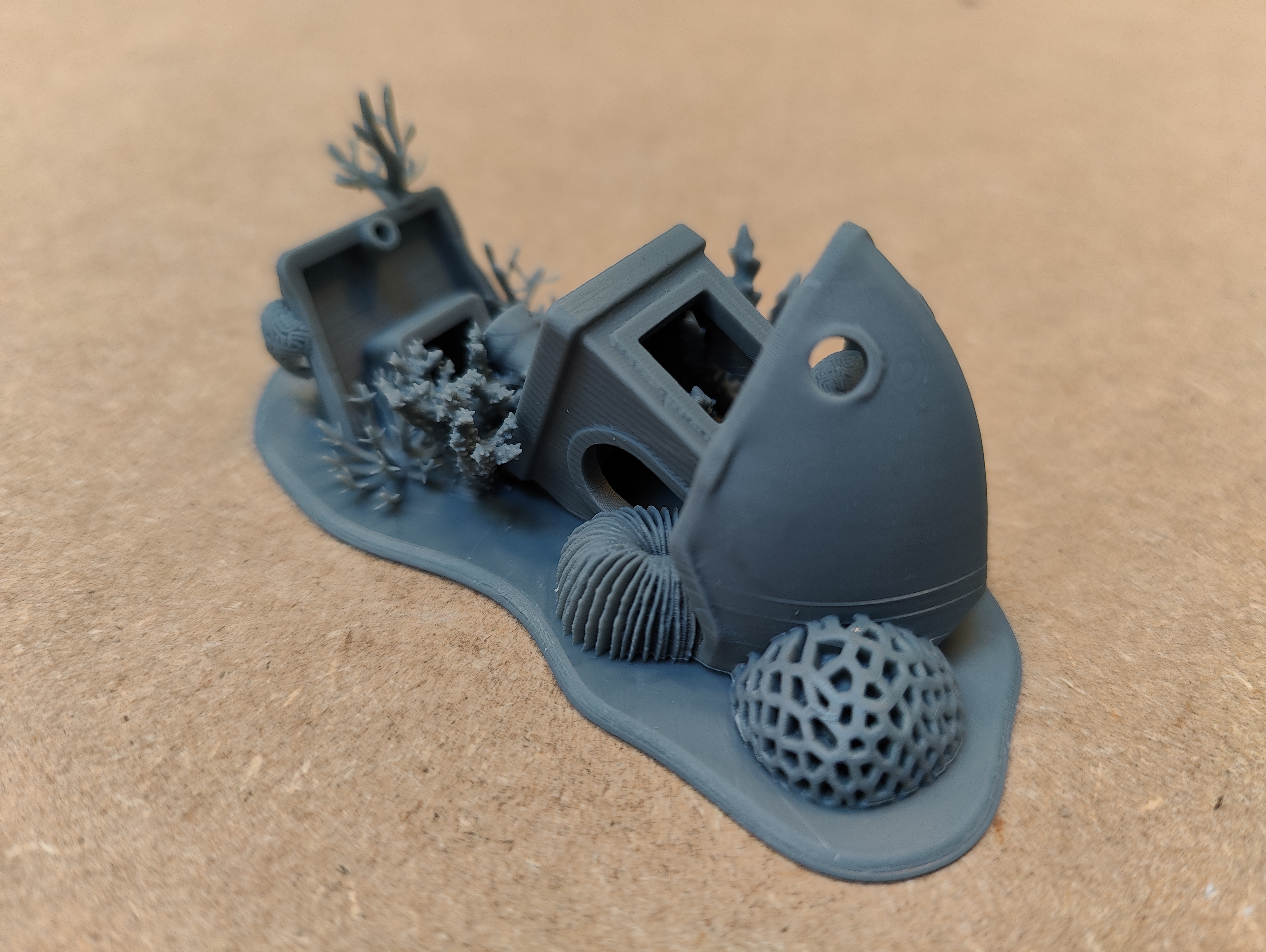 Shipwrecked benchy with base for printing