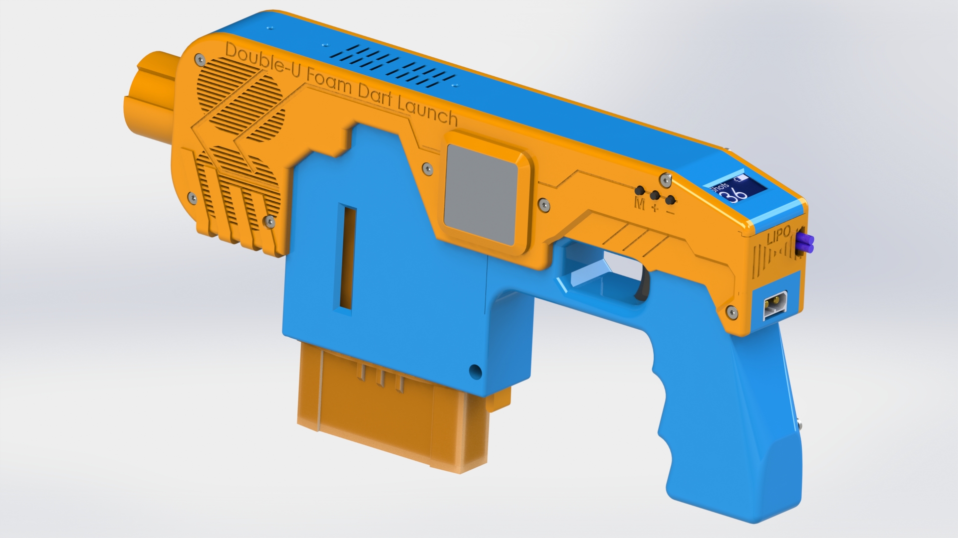 DoubleU-Foam-Dart-Launcher