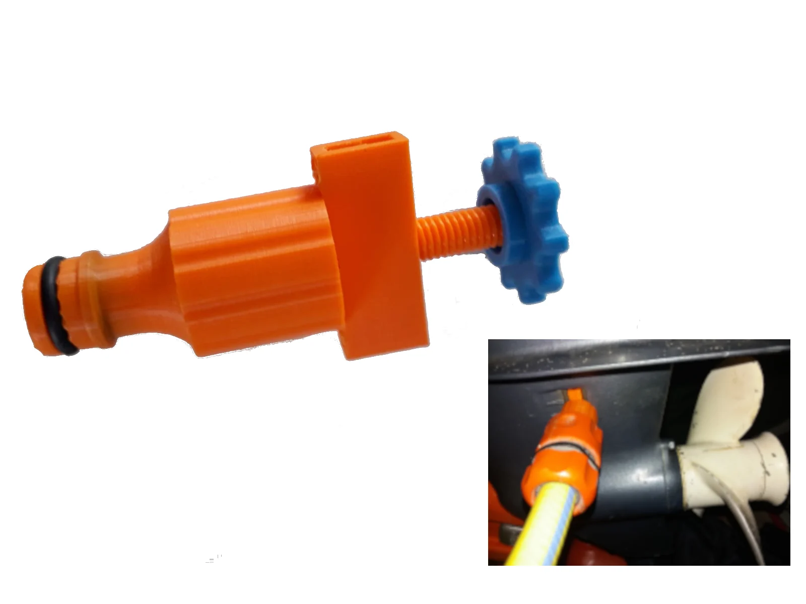 Outboard Hose Flush Attachment