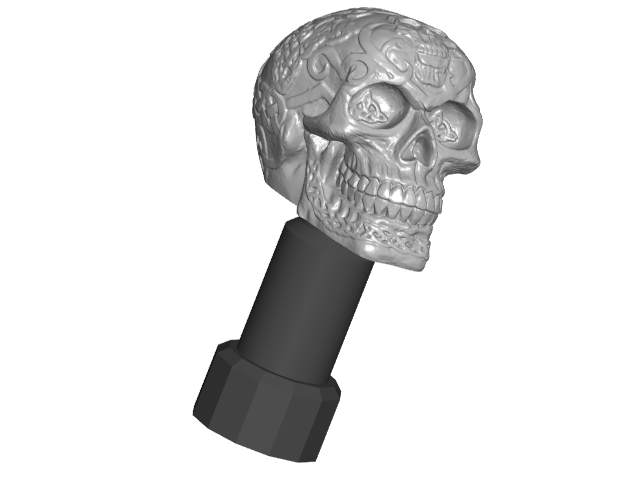 Celtic Skull Valve Stem Cap - Automotive Schrader