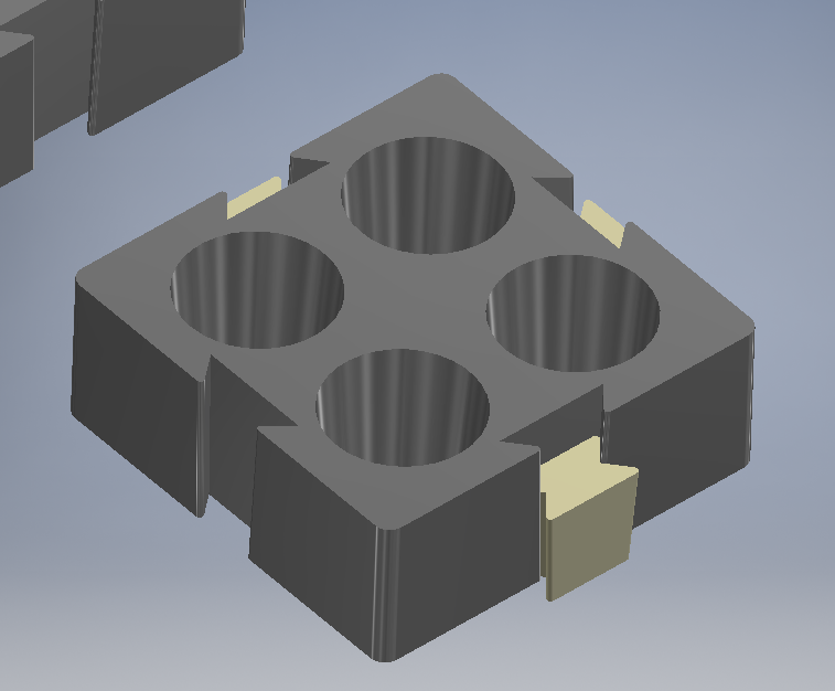 Stackable ER20 collet organizer