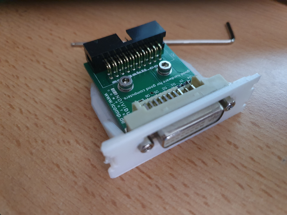 Amiga 1200 Indivision AGA MK2 - DVI adapter - best fit