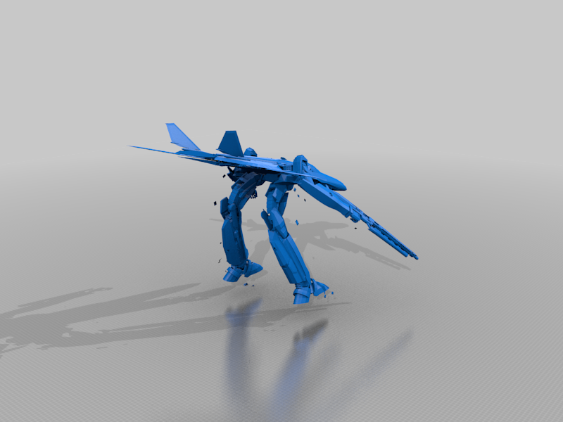 Macross VF-25 Gerwalk mode