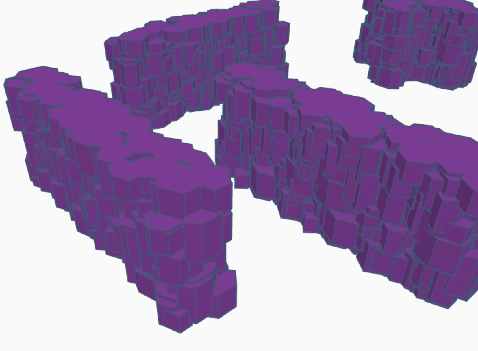 Crystal Greeble Wall Flat Top
