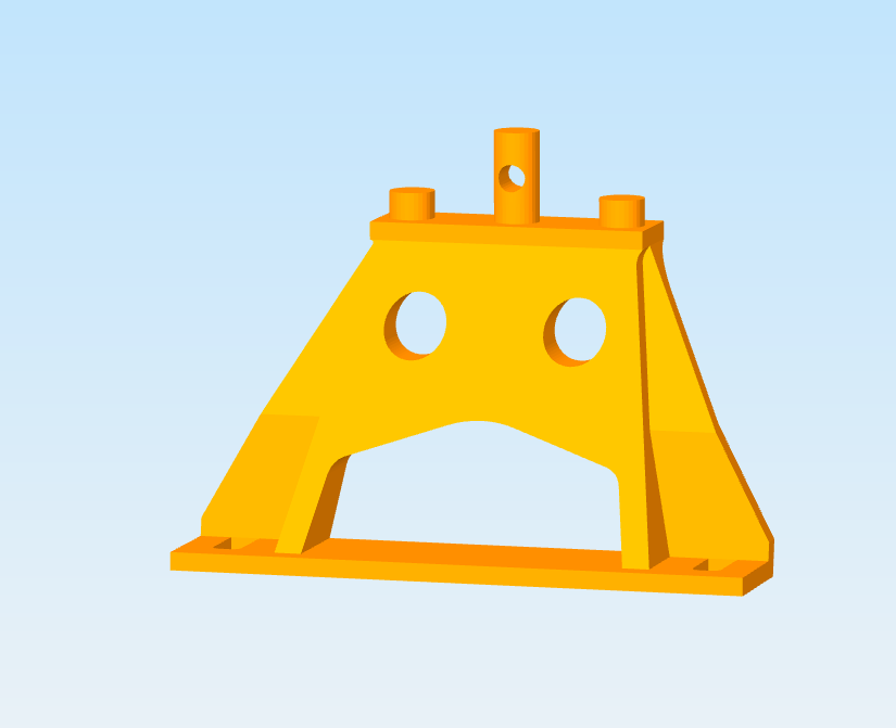 DT01 Rear Carrosserie Holder