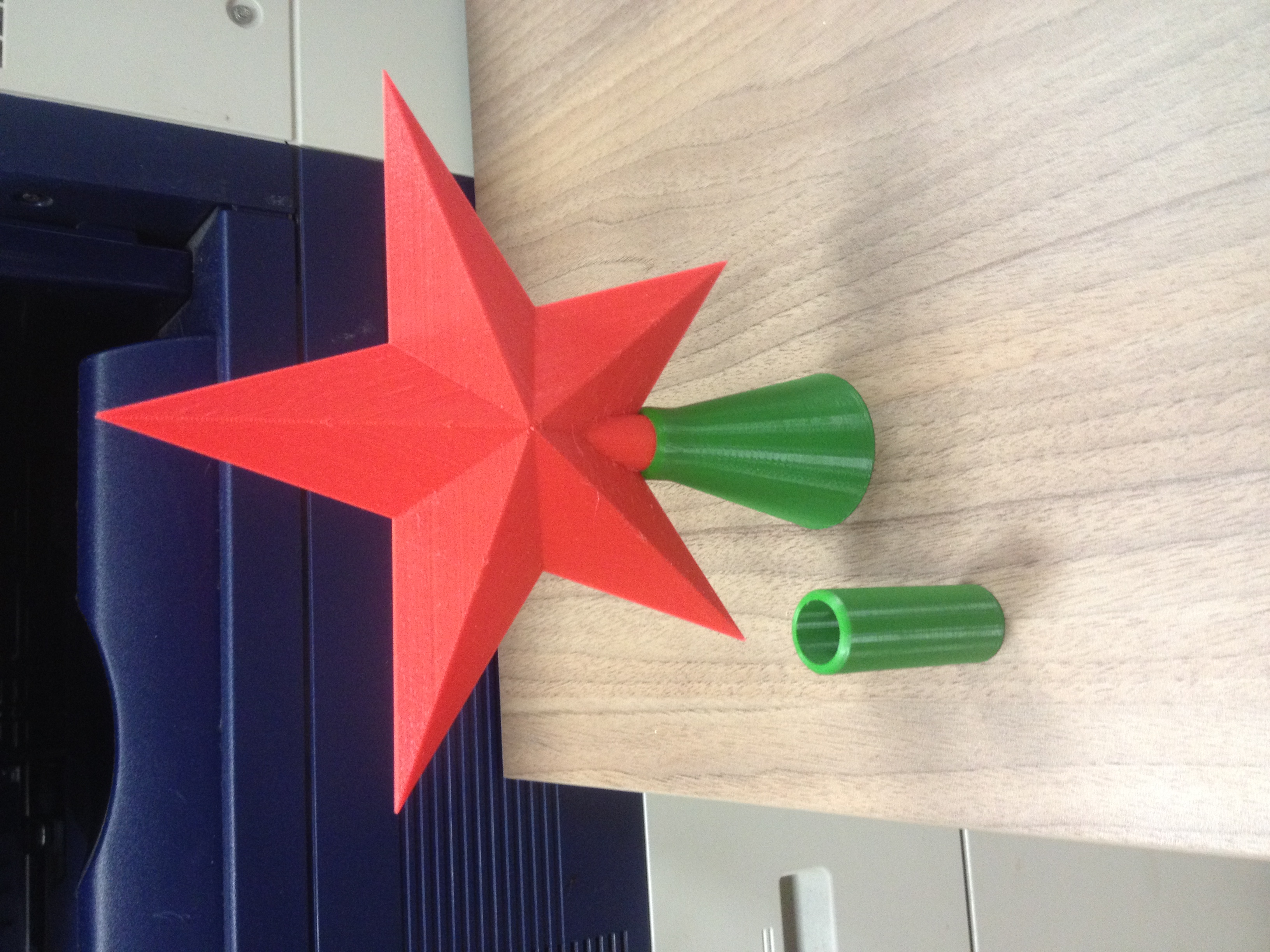 XMas NewYear pinetree topper star