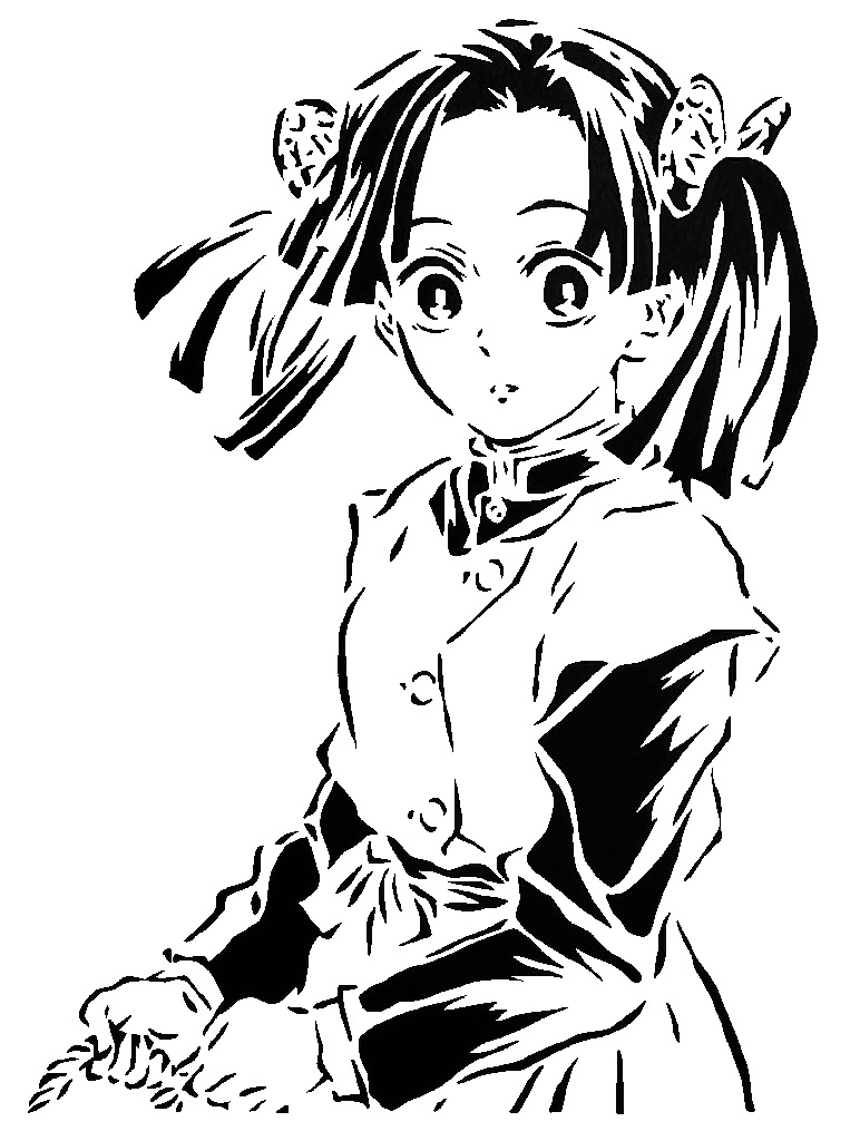 Aoi Kanzaki stencil 2