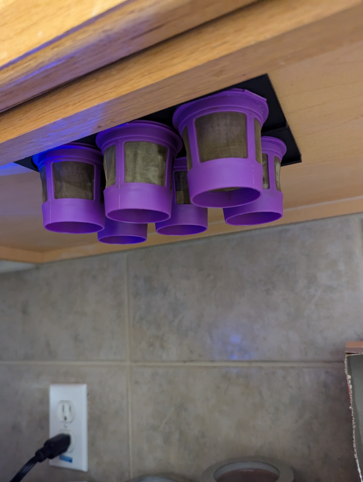 Under Cabinet Reusable K Cup Holder