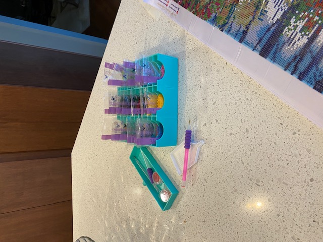 Diamond painting drill organizer