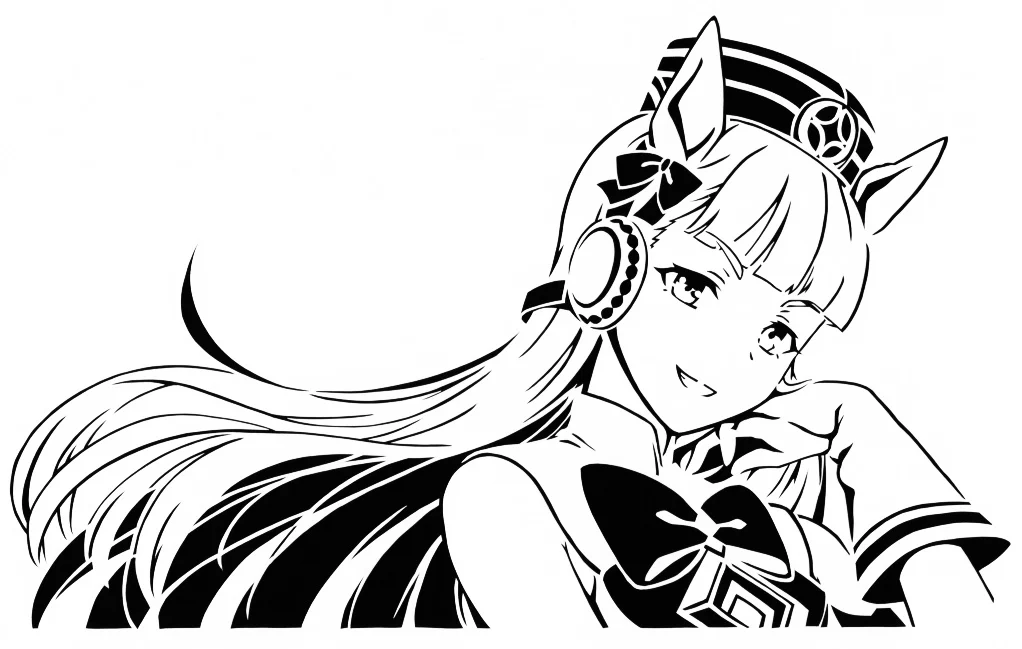 Uma Musume Pretty Derby stencil 2