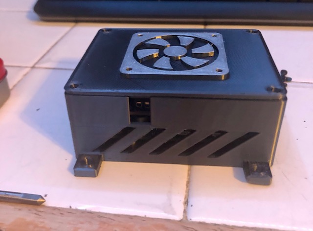Wind Sim Arduino Uno + Adafruit Motor Shield enclosure