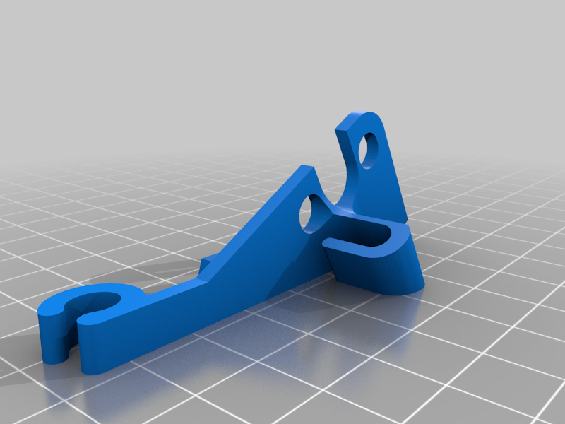 CR10/Mini Extruder Guide With Wire clip