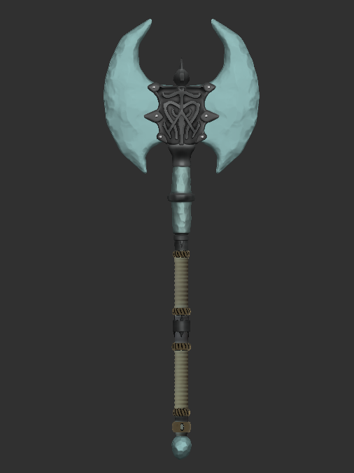 Skyrim Stalhrim Battleaxe