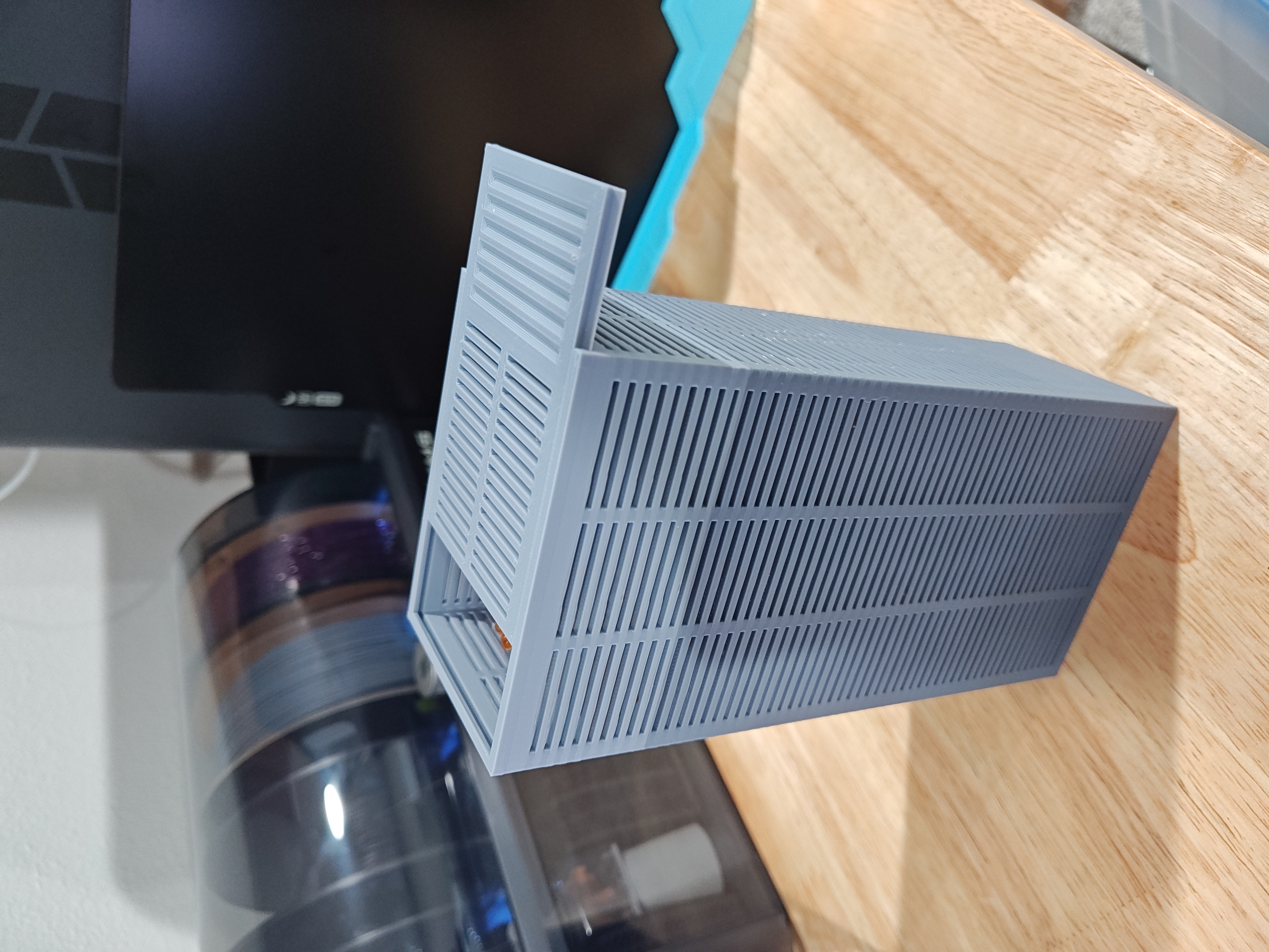 Dessicant Box with sliding lid