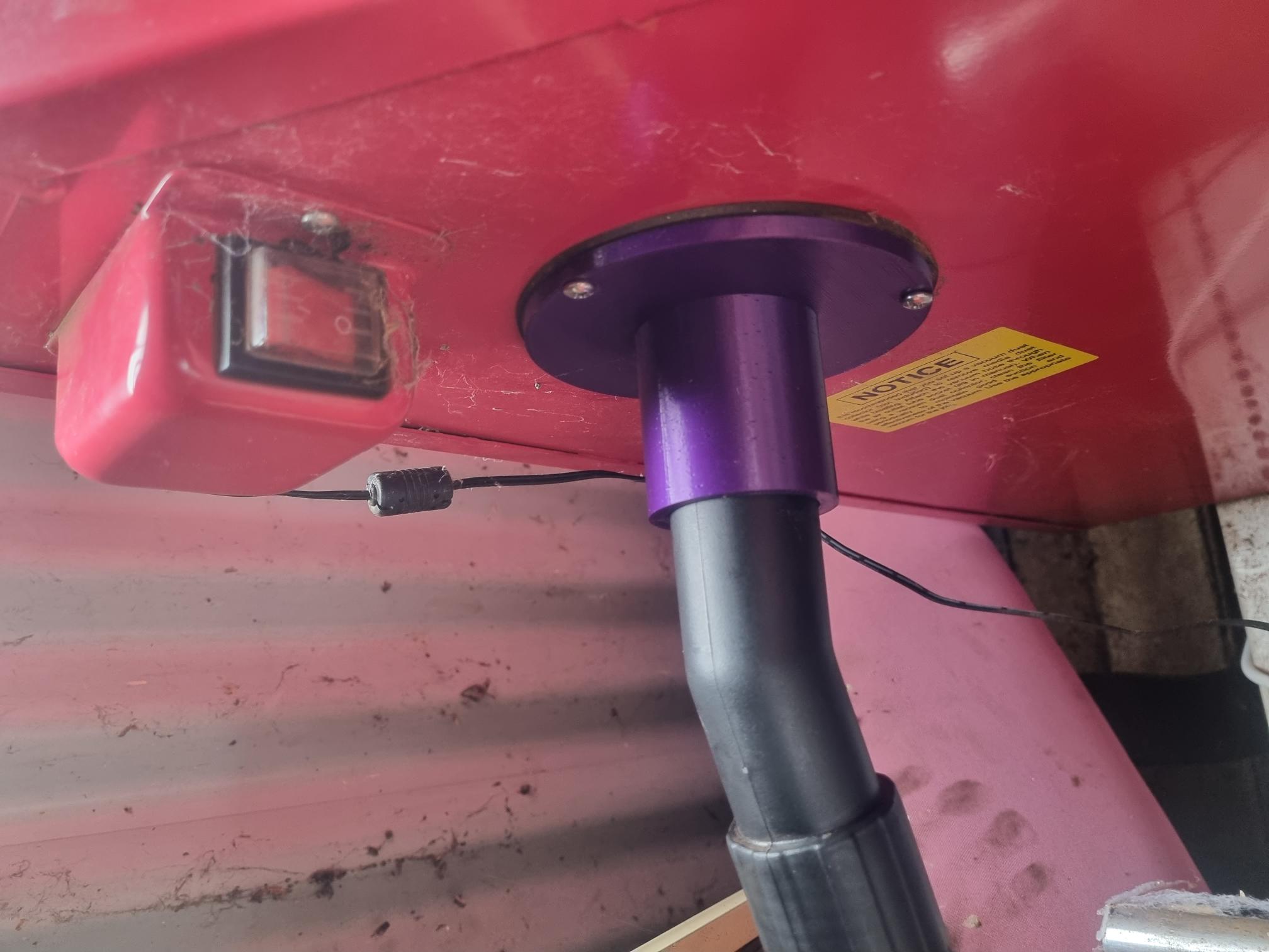 Sandblasting Cabinet Dust Extractor Adapter