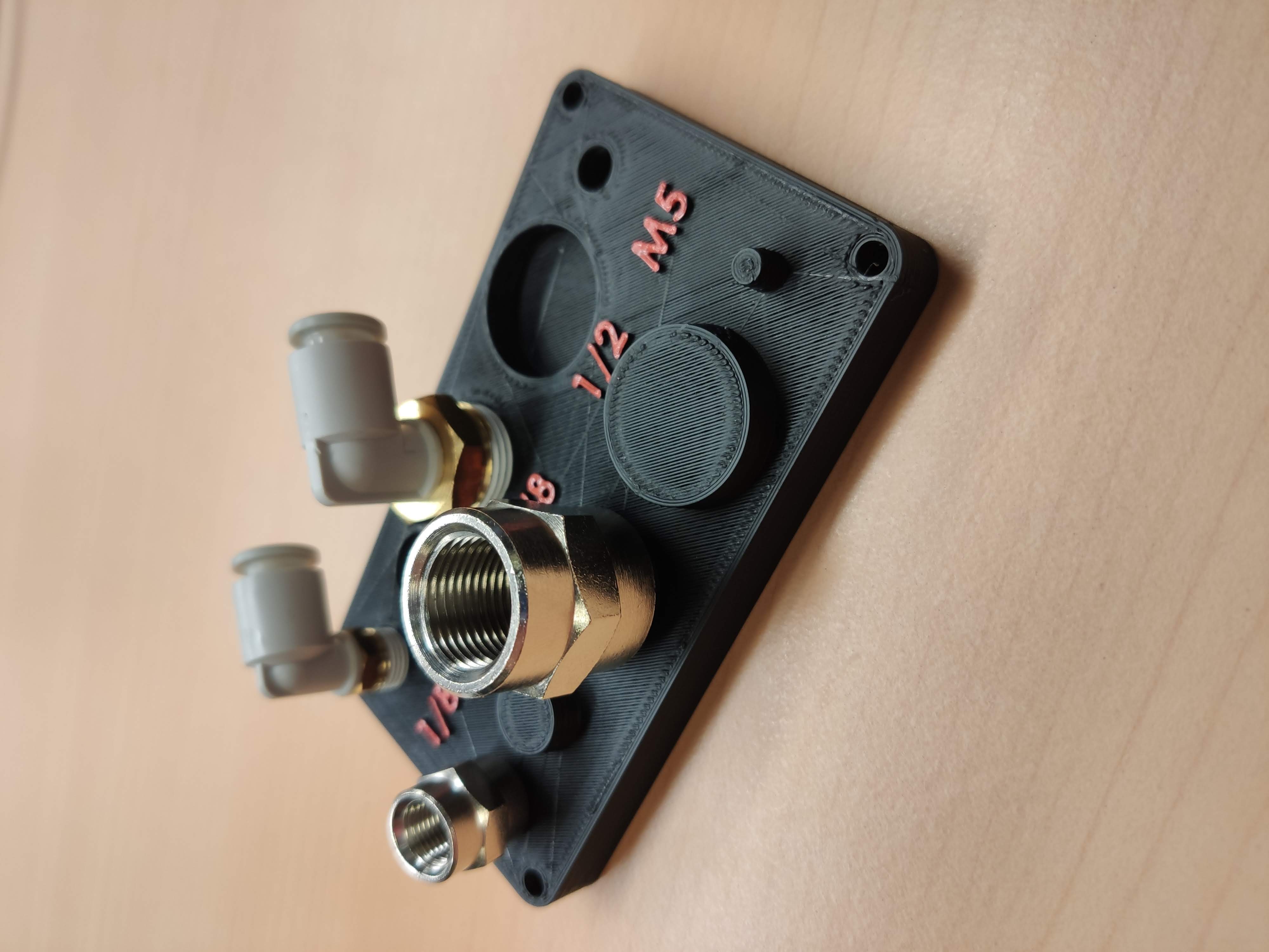 Screw threads BSP measuring tool