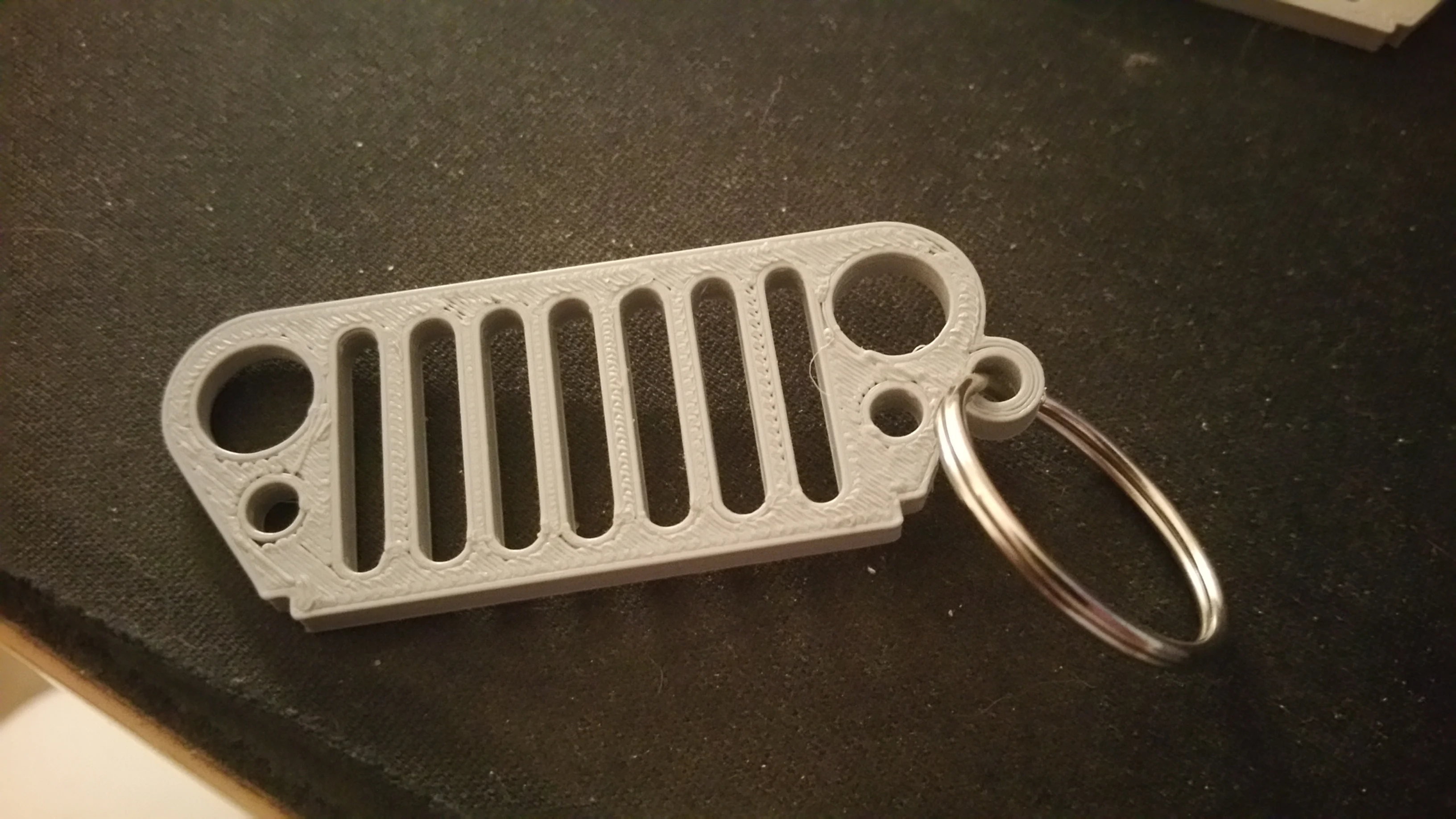 Remixed Jeep Grille Keychain