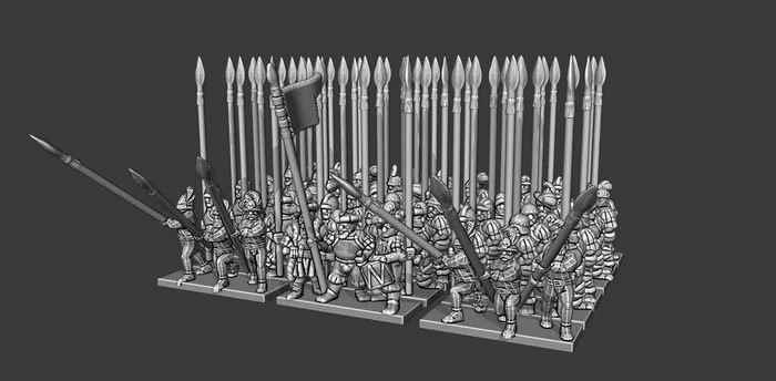 Warmaster Dogs of War Pikemen