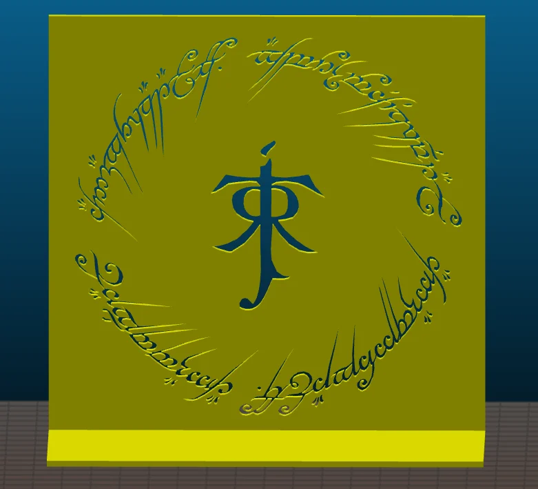 Lord of the Rings Tolkien Tengwar Book Stand