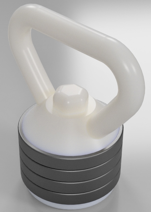 3D Printed Modular Kettlebell