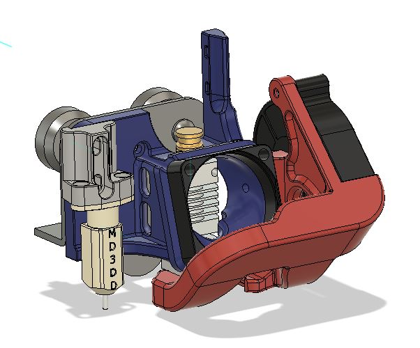 Creality Stock Hotend Mount & Part cooling with BLT & EZABL