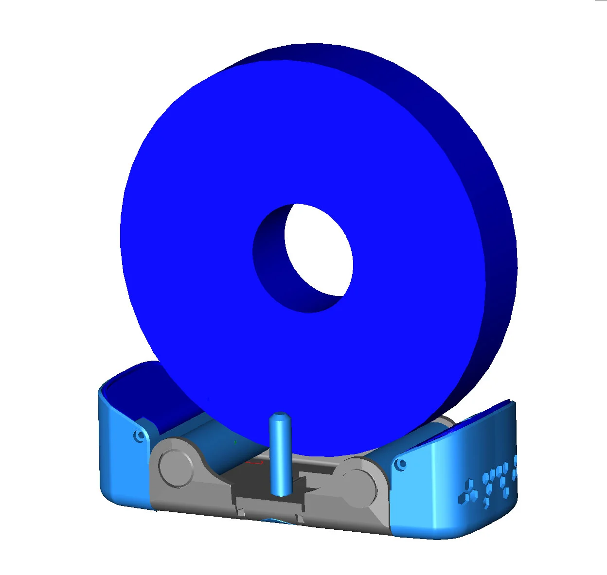 Spool Holder for Rubbermaid 21 cup Cereal Box (WIP) - with STP file