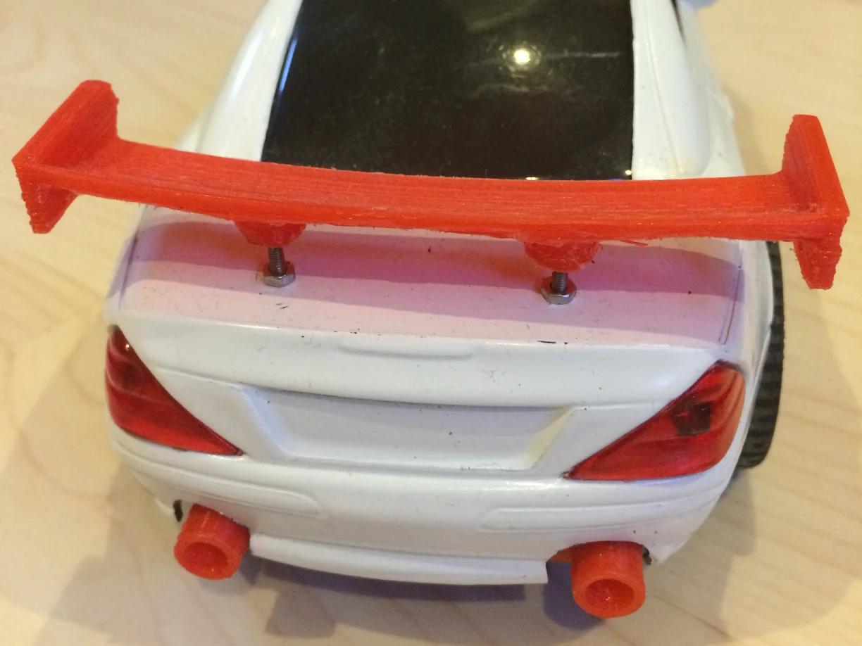 RC car spoiler