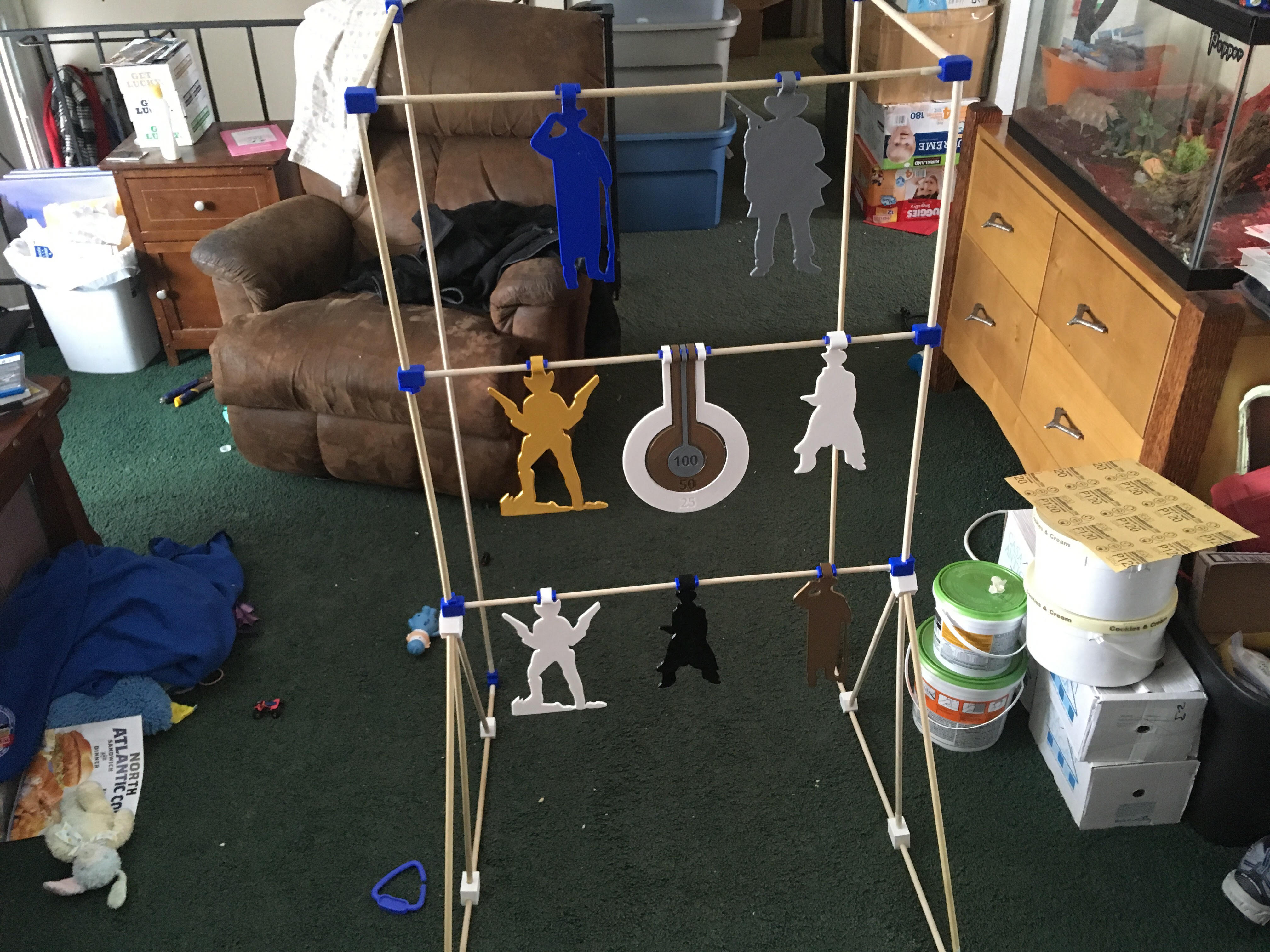 Cowboy Nerf Target Gallery