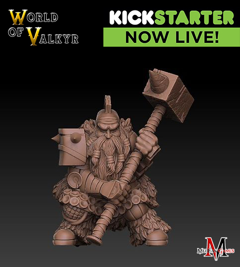 Giant Dwarf from the World of Valkyr