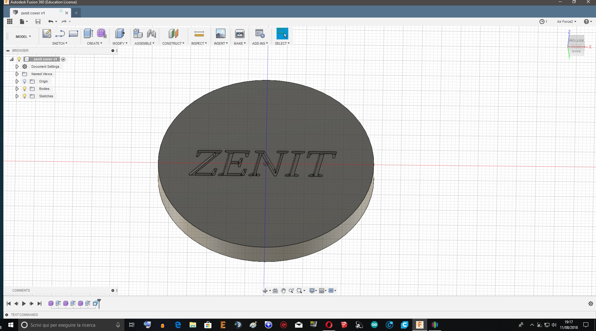 Zenit lens cover