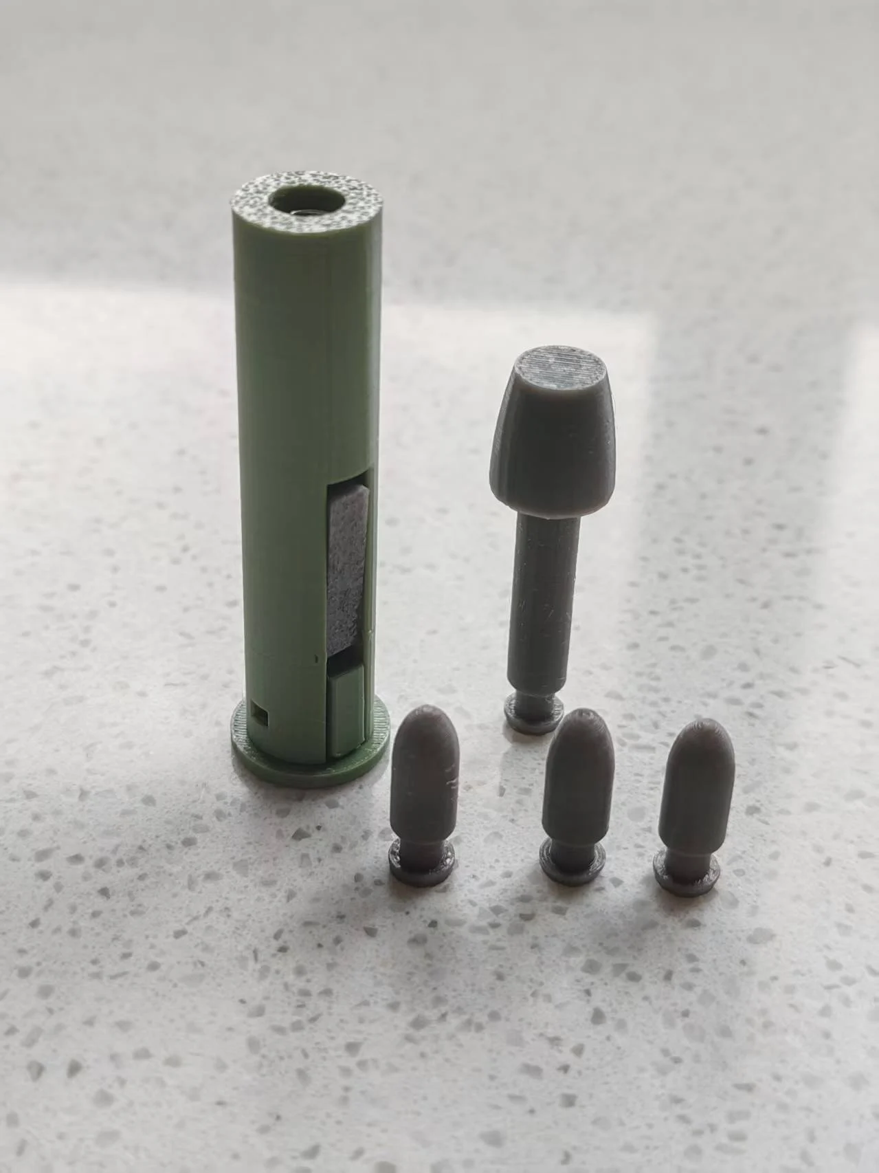 ‌Spring-Loaded Toy Cartridge for the Remington Rolling Block Rifle Model