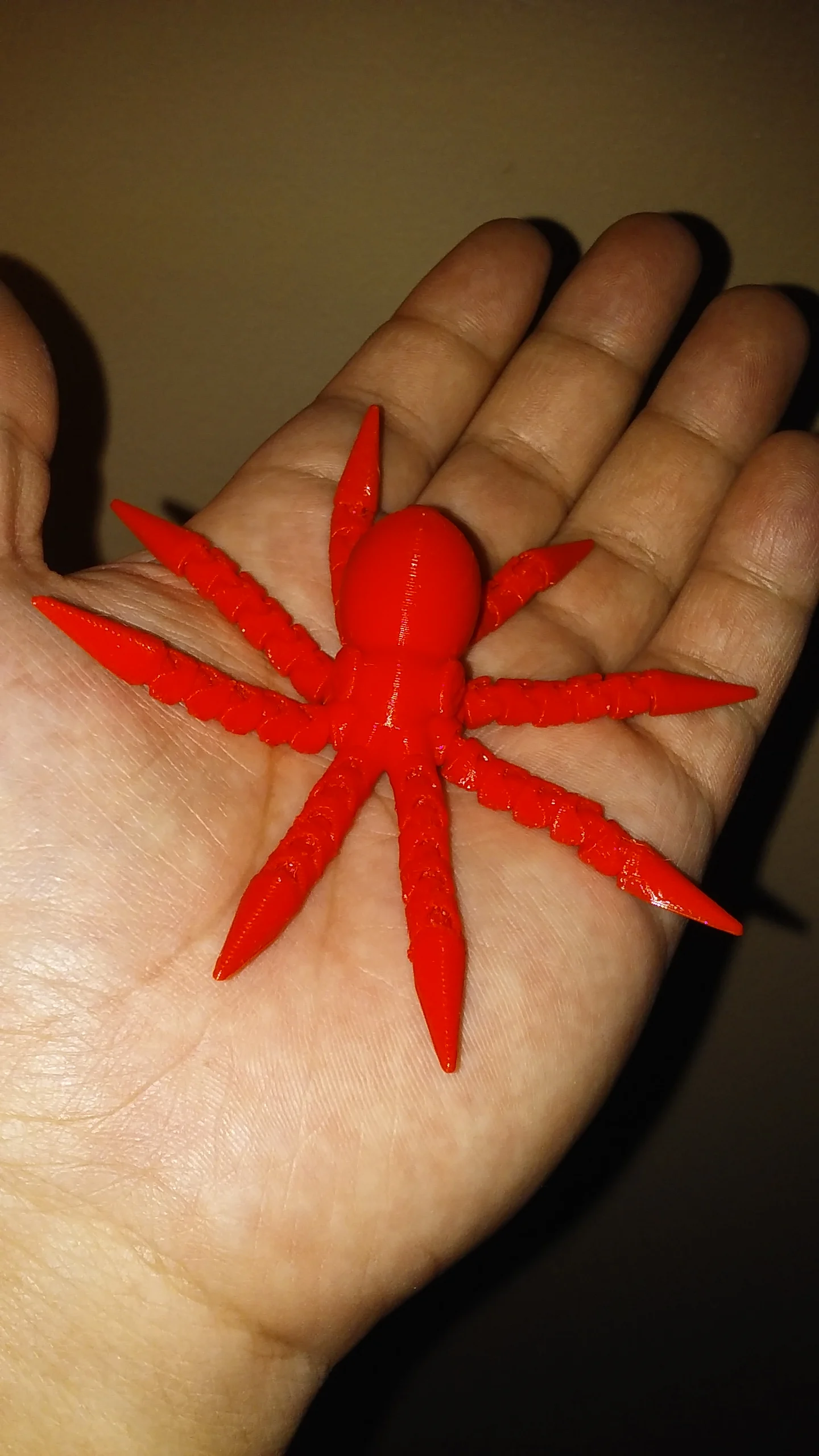 (Legs won't fall off) Ball-joint articulated octopus keyring remix