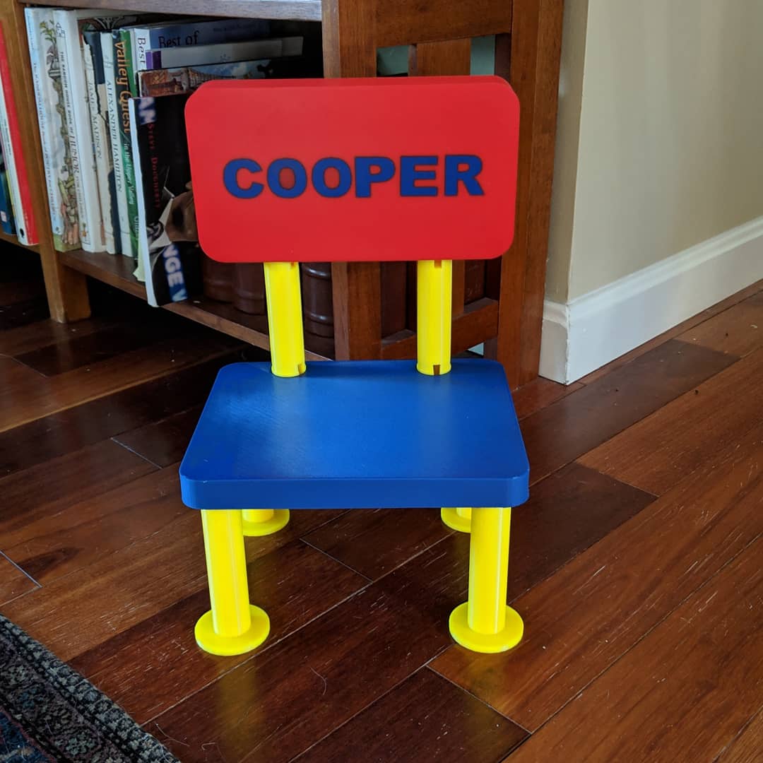 Toddler Sized Chair - Big Bottom