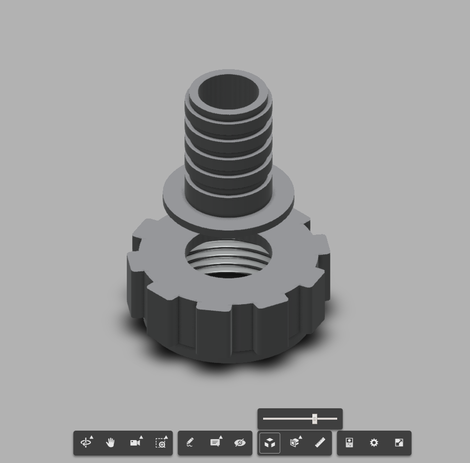 Washing machine drain hose 30mm siphon connector