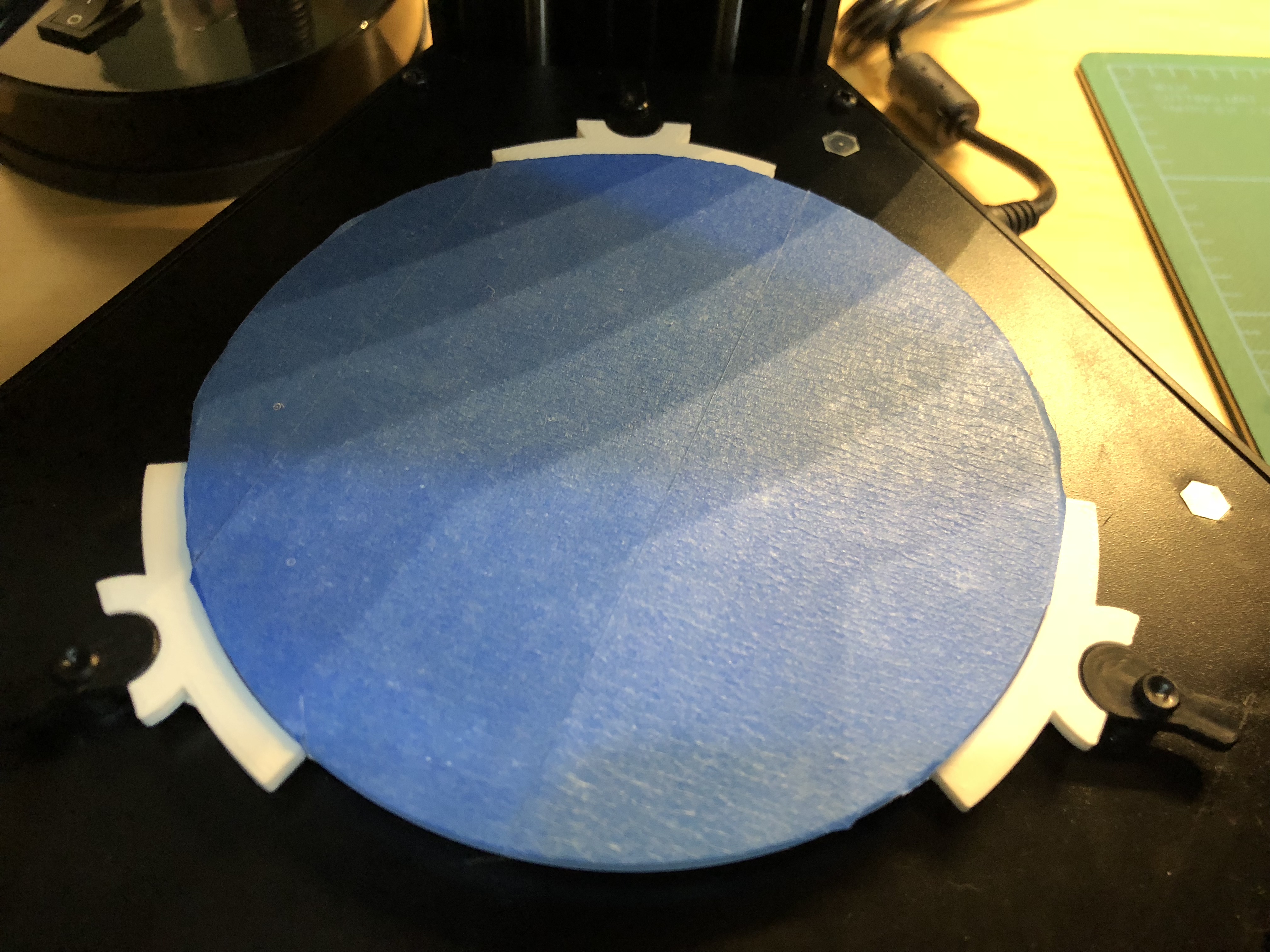 MP Mini Delta 120mm Glass Build Plate Holders