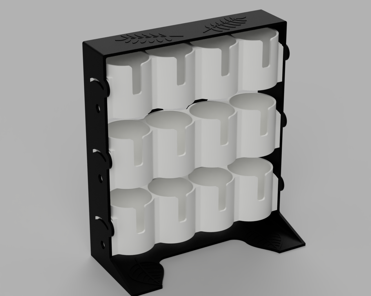 Space saving spice rack