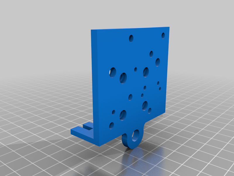 PrinterMods MDD V1.3 Gantry Plate Hole Layout