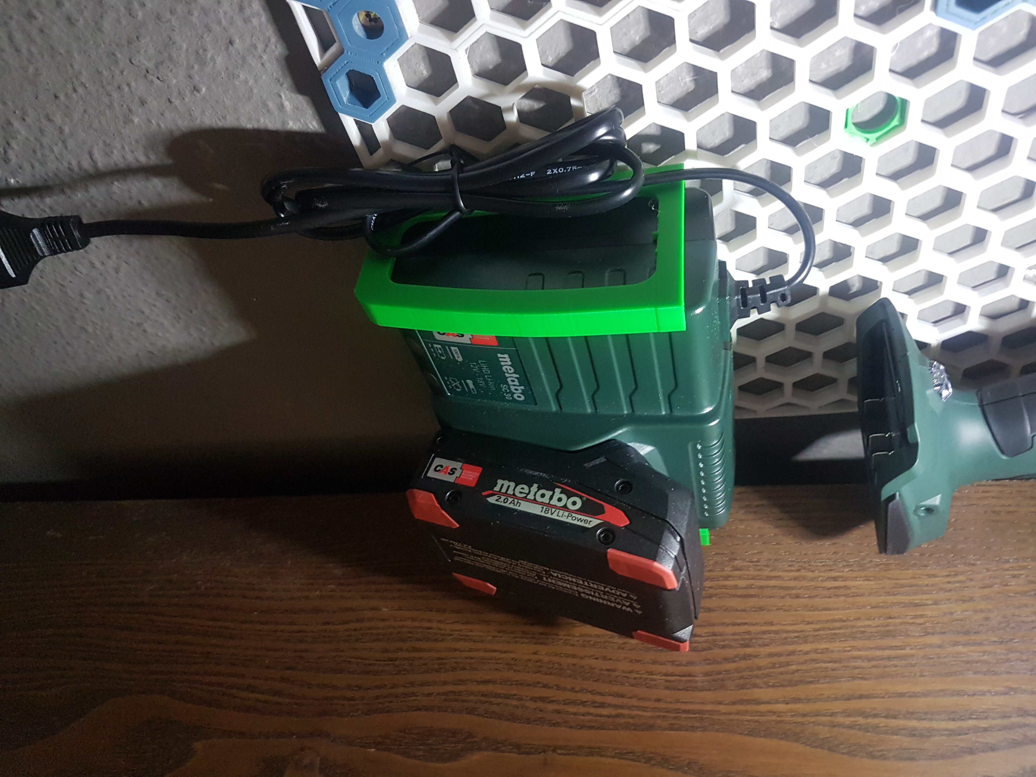 Metabo SC30 charger bracket for HSW