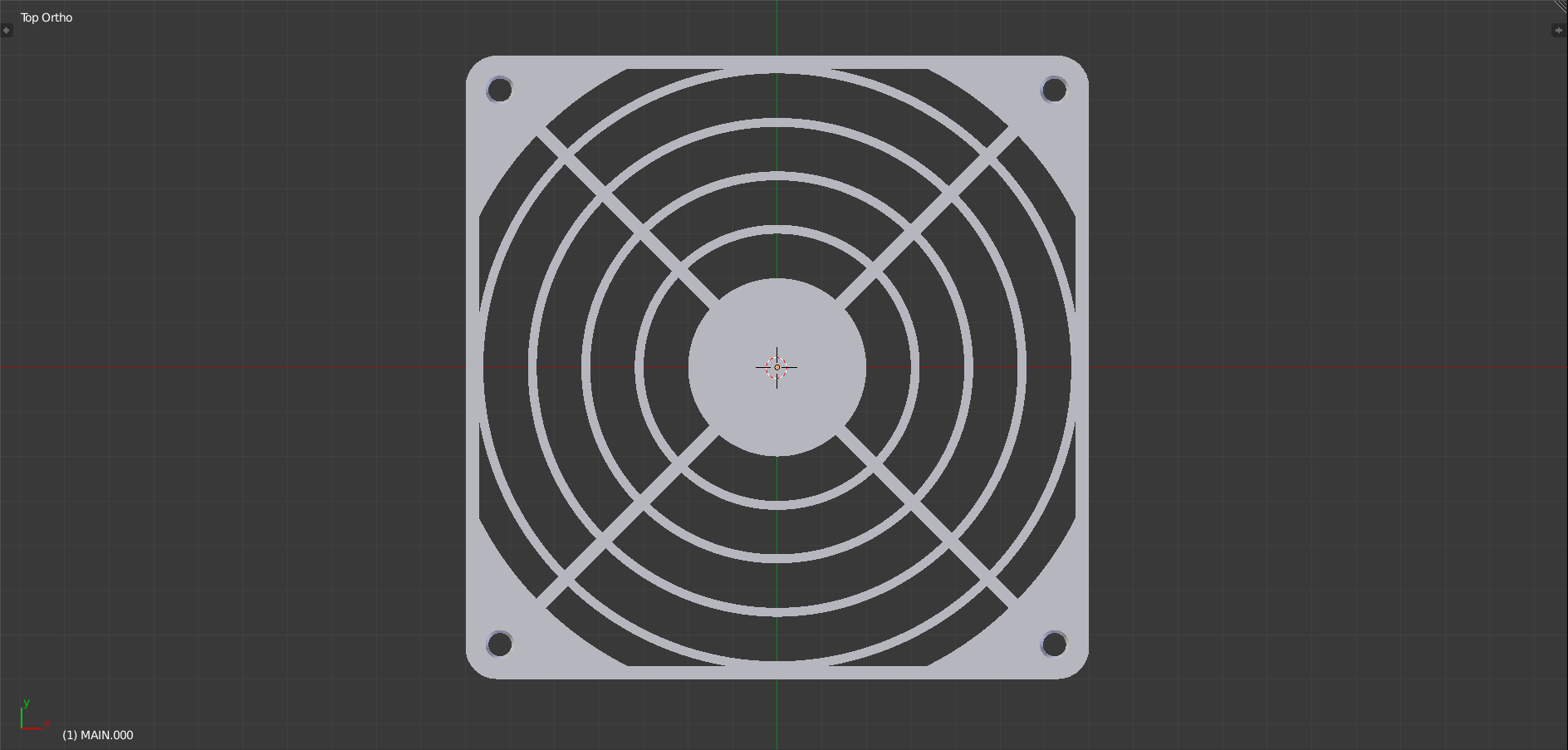140mm Fan Grill, Basic Wire Style