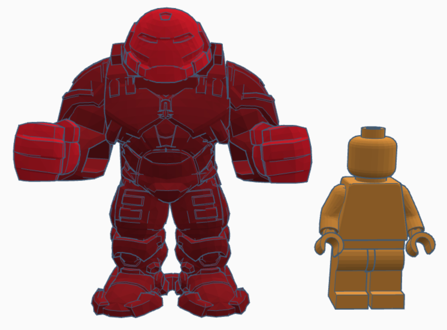 Hulk Buster Lego BigFig