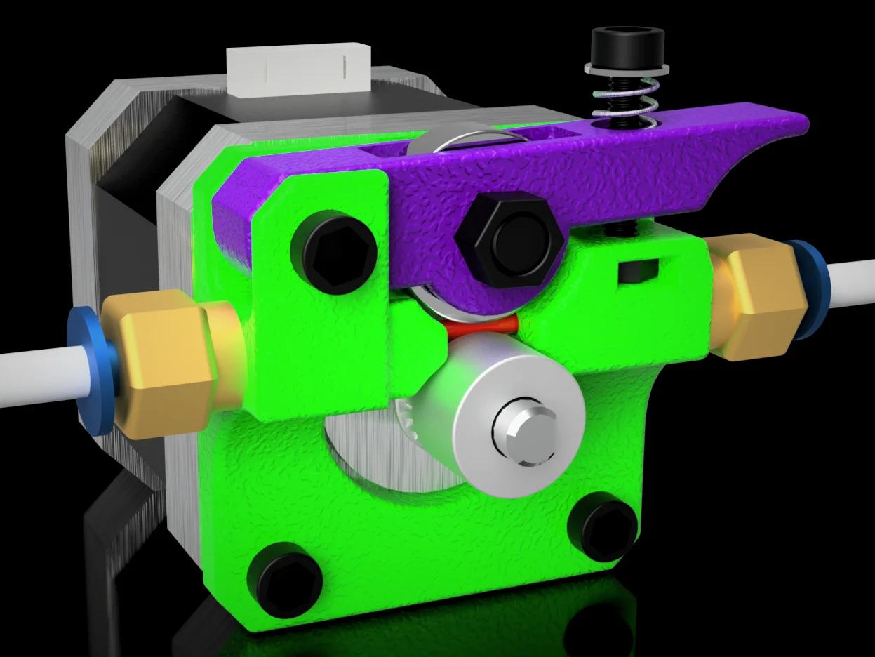 ABE - Another Bloody Extruder! - v3 -  Anet A8 / AM8 / Ender 3 / CR10 - TPU / Flex / ABS / Nylon - Bowden Feed