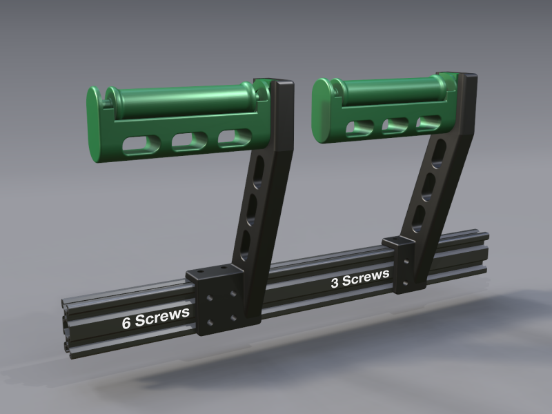 Filler Brace for 2040 Extrusion (Prusa Bear, Sidewinder X1, etc.)