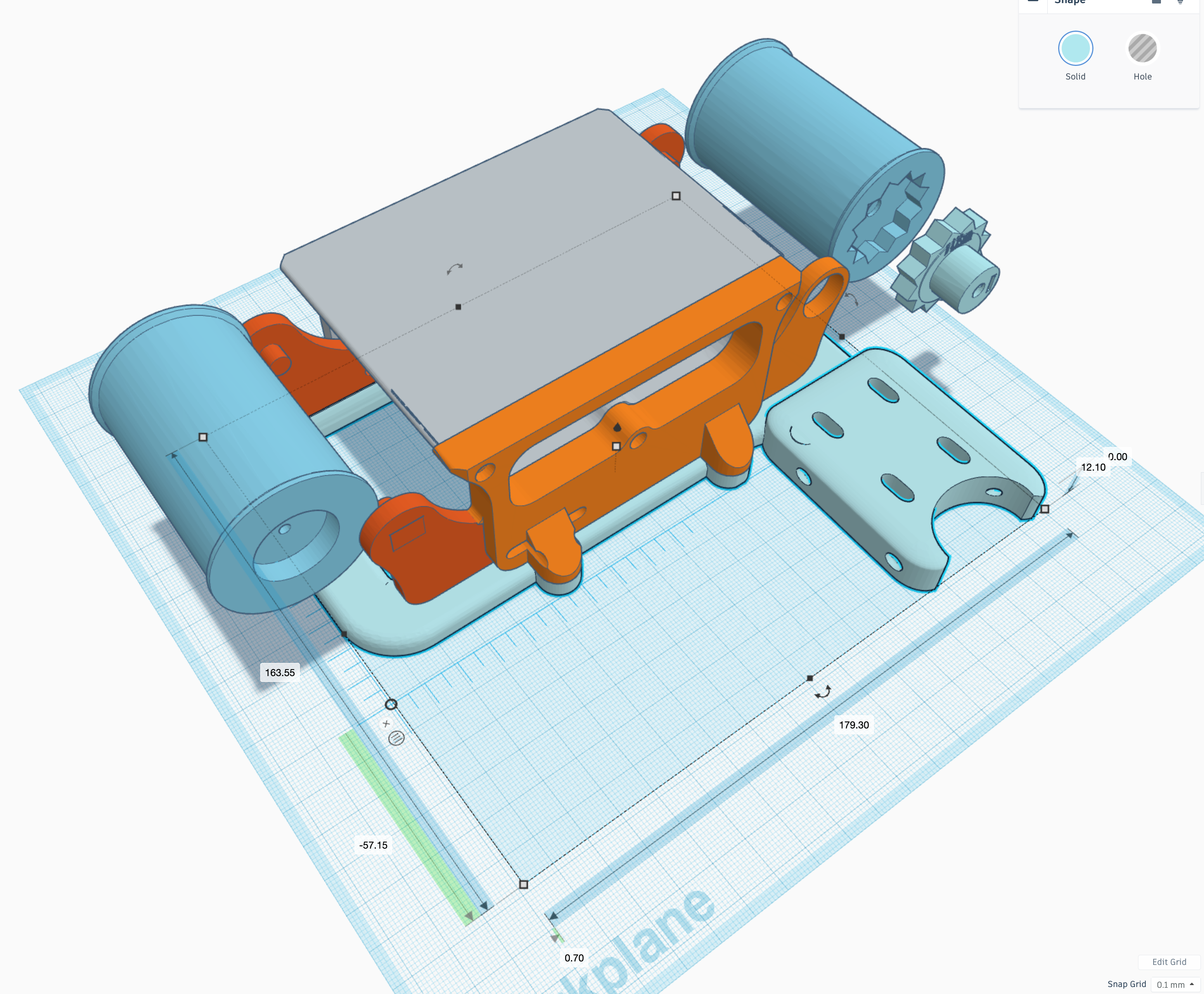 remix sanding Stand for a motor V2.4a