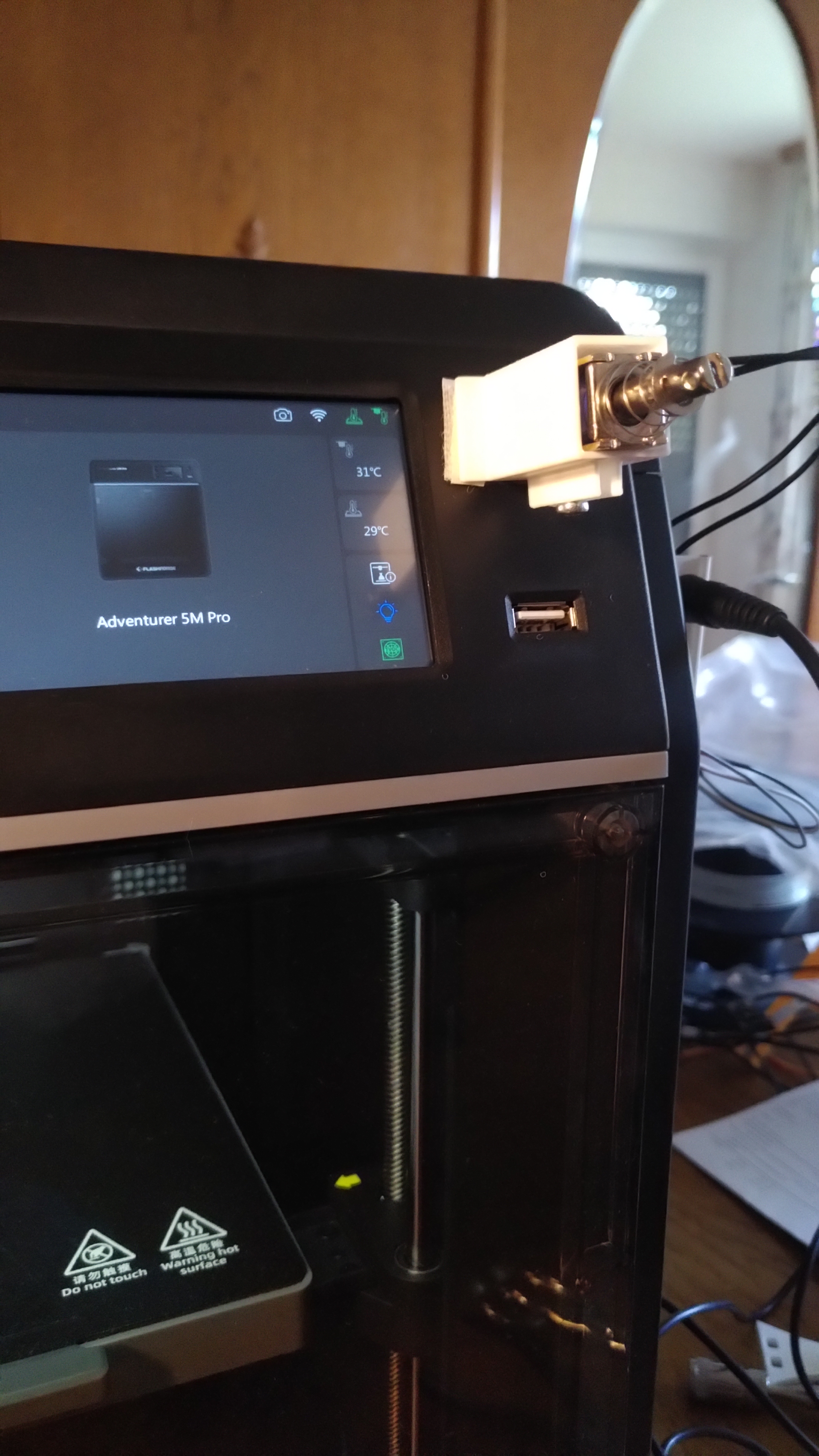 Remote Powerswitch for Flashforge Adventurer 5m pro