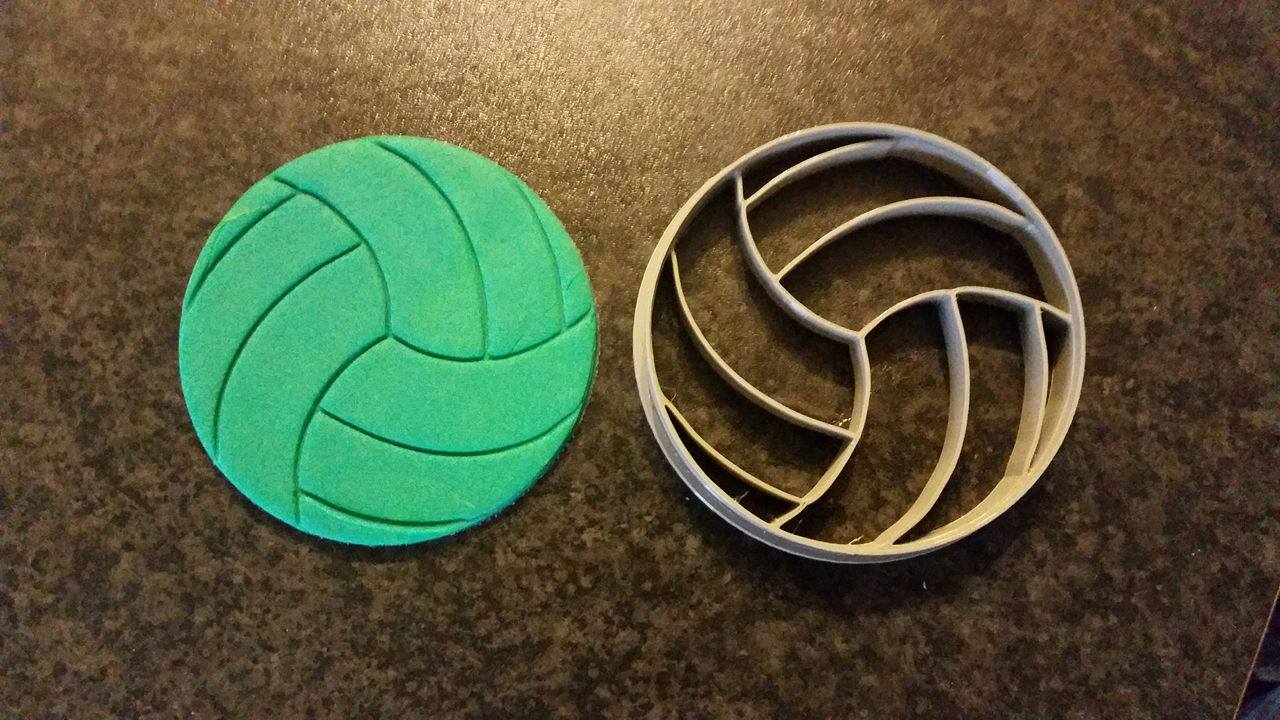 volleyball cookie cutter