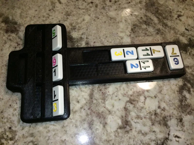Double Domino Havoc - A 3D printed Game of Skill and Chance